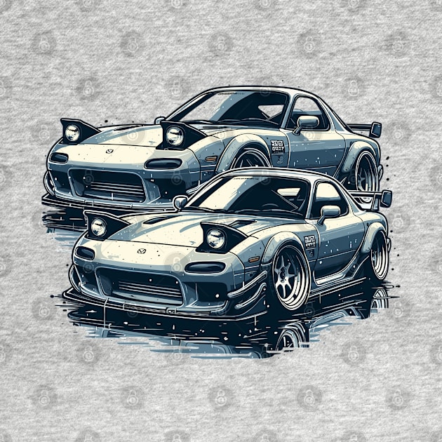 Mazda RX7 by Vehicles-Art